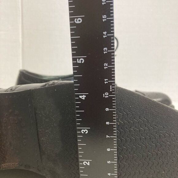 DEXTER, Men’s Lace up,Oxford, wing tip shoes,Black - Picture 6 of 13